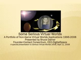 1996: Sherwood Forest Towne First Sociological Study of Live Online Virtual World