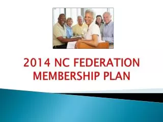 2014 NC FEDERATION MEMBERSHIP PLAN