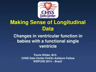 Making Sense of Longitudinal D ata