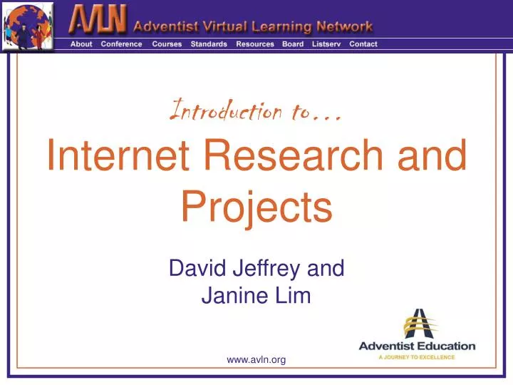 introduction to internet research and projects