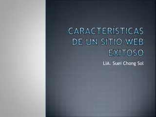 caracter sticas de un sitio web exitoso