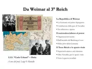 da weimar al 3 reich