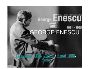 george enescu