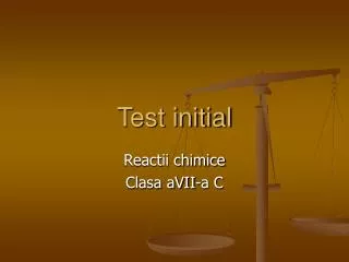 test initial