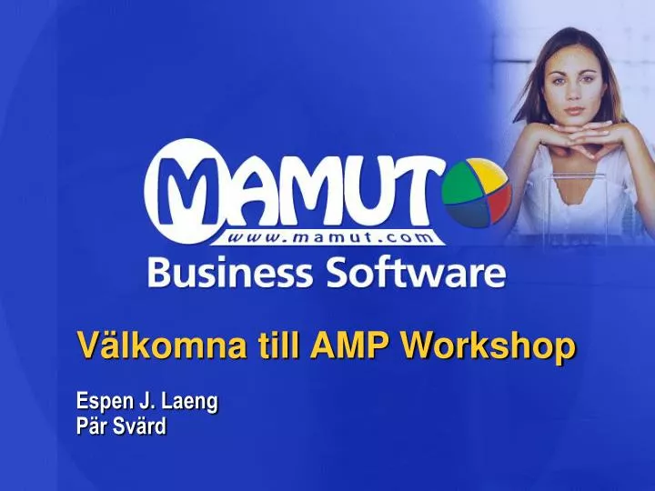 v lkomna till amp workshop