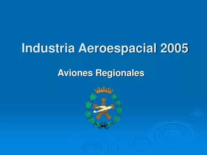 industria aeroespacial 2005