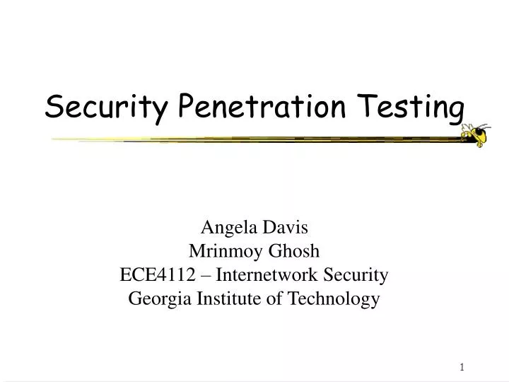 security penetration testing