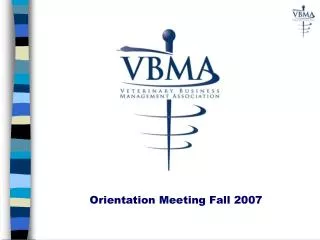 Orientation Meeting Fall 2007