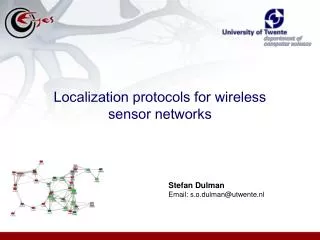 Localization protocols for wireless sensor networks
