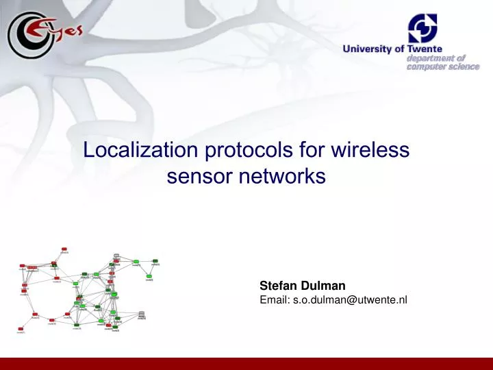 localization protocols for wireless sensor networks