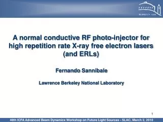 A normal conductive RF photo-injector for high repetition rate X-ray free electron lasers