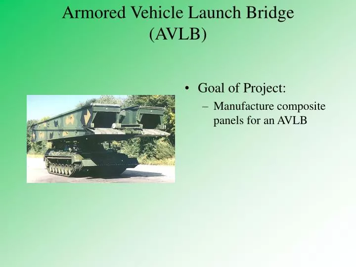 armored vehicle launch bridge avlb