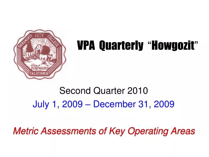 vpa quarterly howgozit