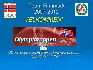 team finnmark 2007 2012