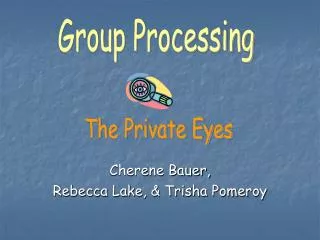 Cherene Bauer, Rebecca Lake, &amp; Trisha Pomeroy