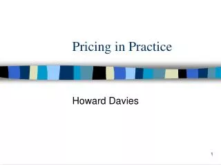 Pricing in Practice