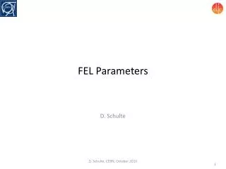 FEL Parameters