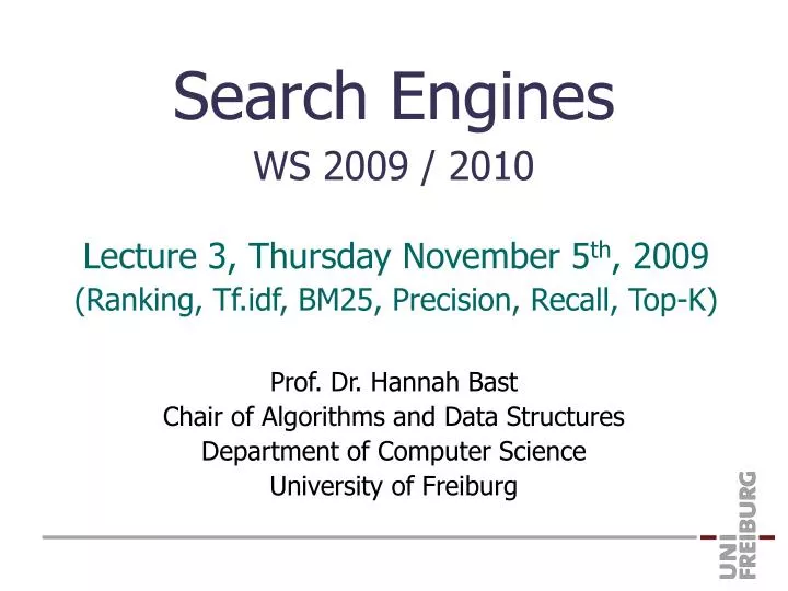 search engines ws 2009 2010