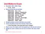 2nd Midterm Exam - slide 1
