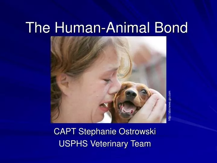 the human animal bond
