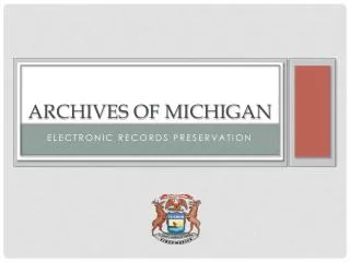 Archives of Michigan