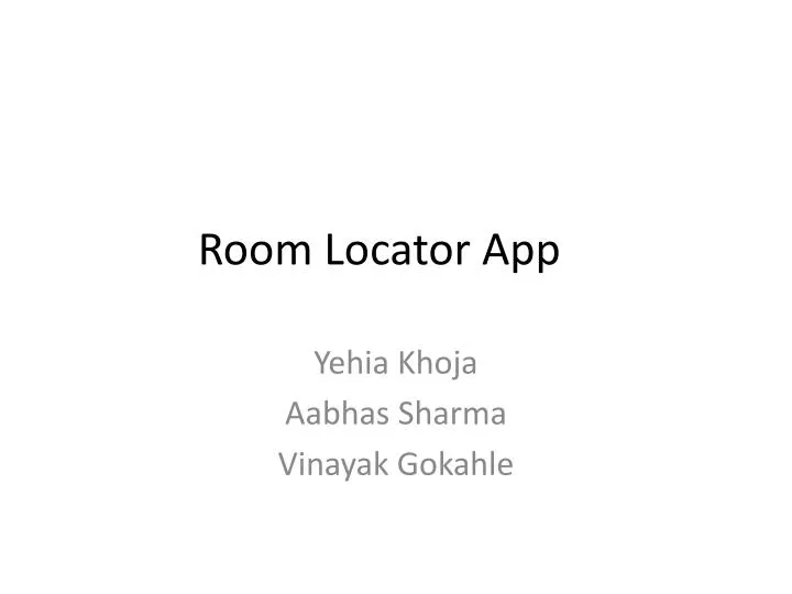 room locator app