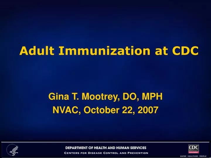 adult immunization at cdc