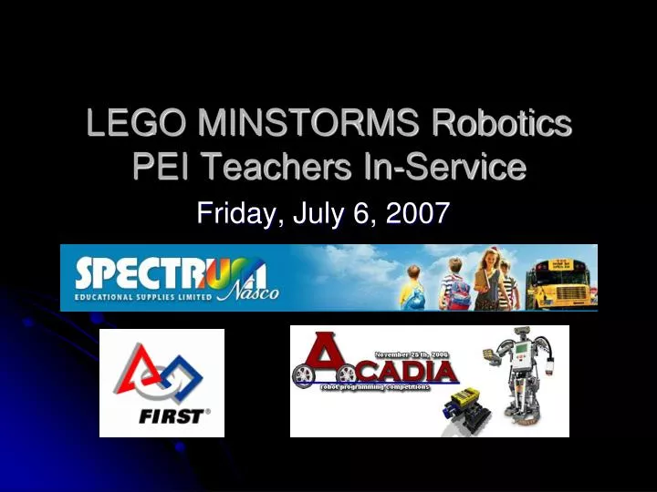 lego minstorms robotics pei teachers in service