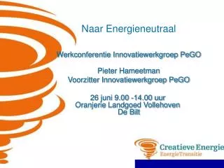 naar energieneutraal