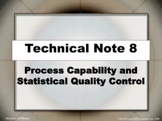 Technical Note 8