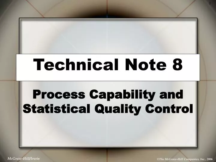 technical note 8