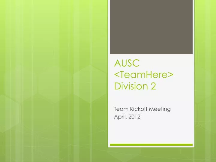 ausc teamhere division 2