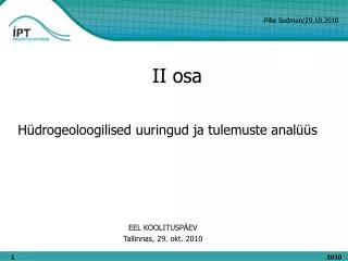 ii osa