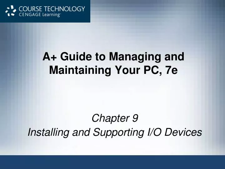 a guide to managing and maintaining your pc 7e