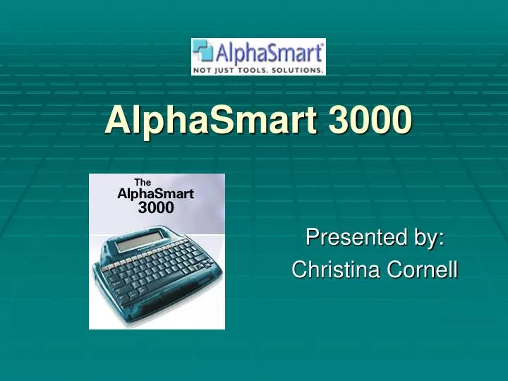 alphasmart 3000