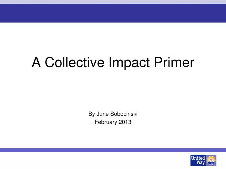 a collective impact primer