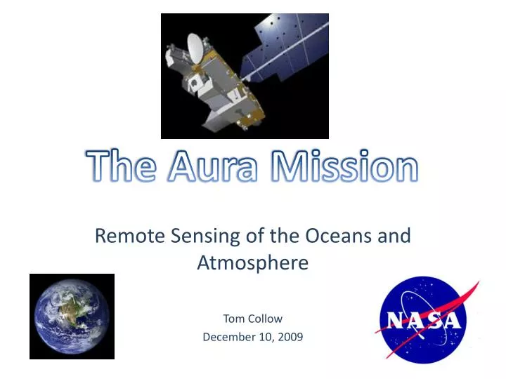 remote sensing of the oceans and atmosphere tom collow december 10 2009