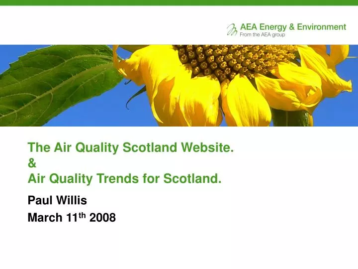 the air quality scotland website air quality trends for scotland