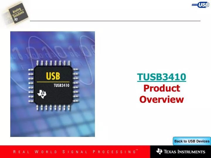 tusb3410 product overview