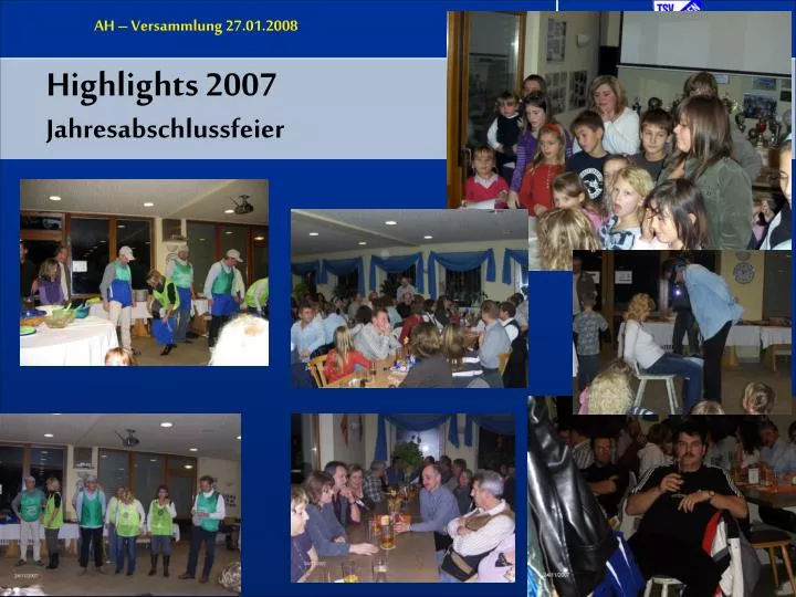highlights 2007 jahresabschlussfeier