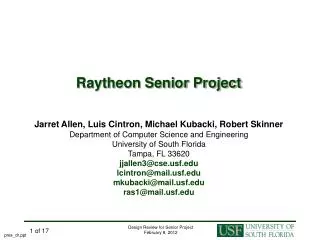 Raytheon Senior Project