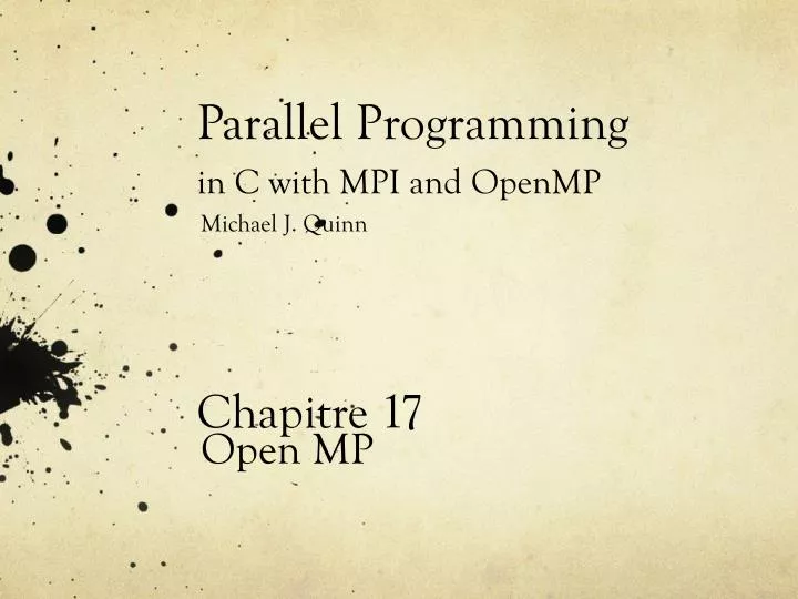 parallel programming in c with mpi and openmp