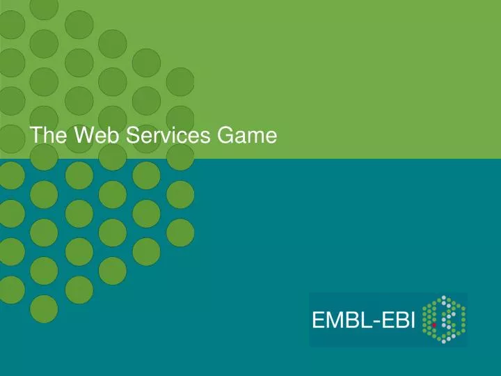the web services game