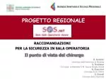PROGETTO REGIONALE - slide 1