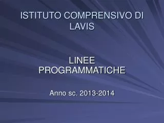 istituto comprensivo di lavis