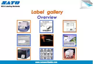 Label gallery Overview