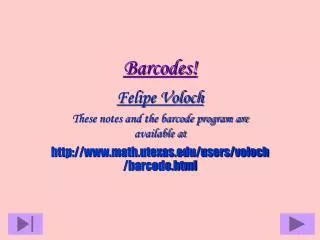 barcodes