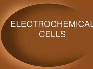 ELECTROCHEMICAL CELLS