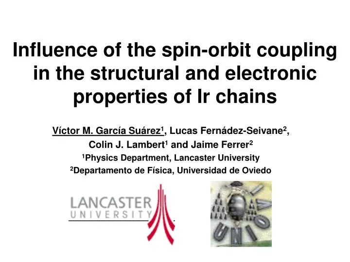 influence of the spin orbit coupling in the structural and electronic properties of ir chains