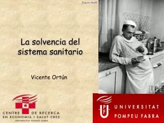 la solvencia del sistema sanitario